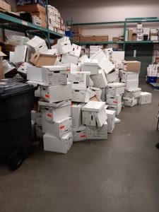 Vancouver Scanning Services Boxes of Paper